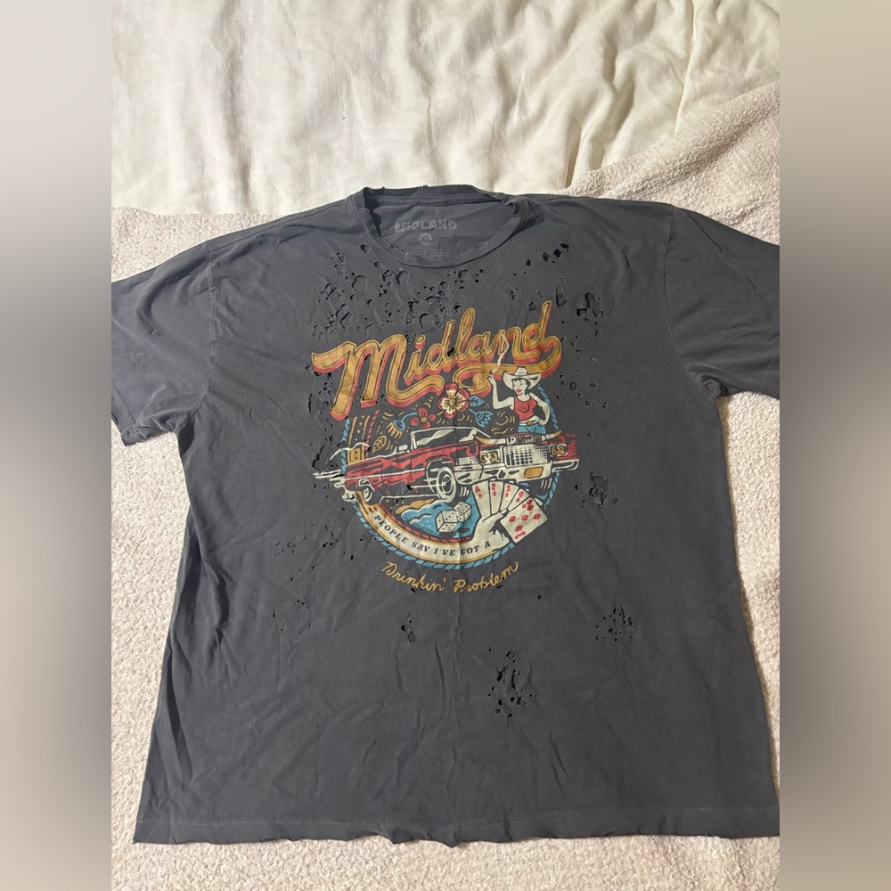 Distressed tshirt